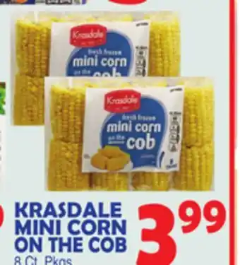 Bravo Supermarkets Krasdale mini corn on the cob offer