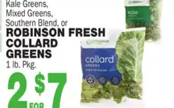 Bravo Supermarkets Robinson fresh collard greens offer