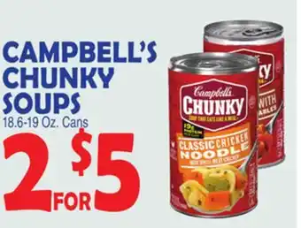 Bravo Supermarkets Campbell's chunky soups offer