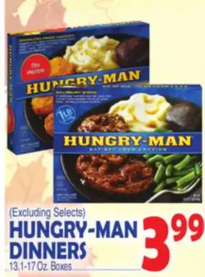 Bravo Supermarkets Hungry-man dinners offer