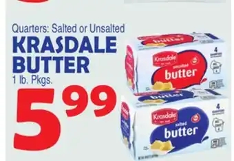 Bravo Supermarkets Krasdale butter offer