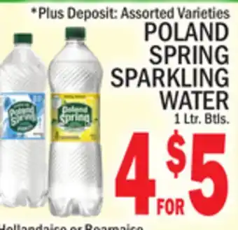 C Town Poland spring sparkling water offer