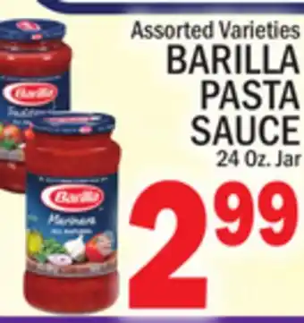 C Town Barilla pasta sauce offer