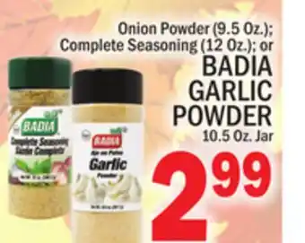 C Town Badia garlic powder 10.5 oz. jar offer