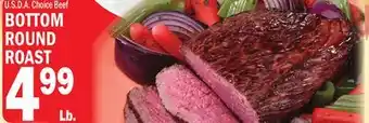 C Town Bottom round roast offer