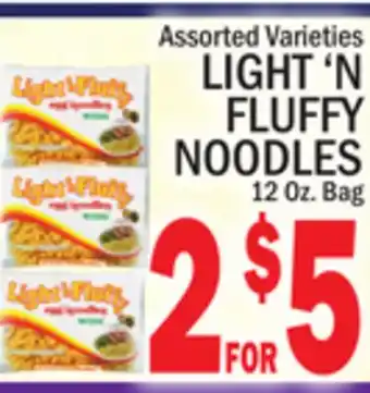 C Town Light'n fluffy noodles offer