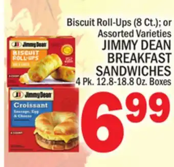 C Town Jimmy dean breakfast sandwiches offer
