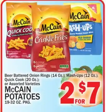 C Town Cain potatoes 19-32 oz. pkg offer