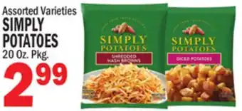 C Town Simply potatoes offer
