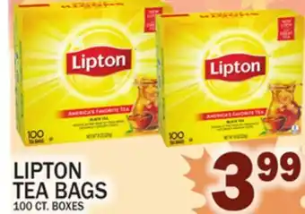 C Town Lipton tea bags offer