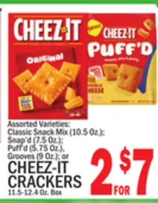 C Town Cheez-it crackers 11.5-12.4 oz. box offer