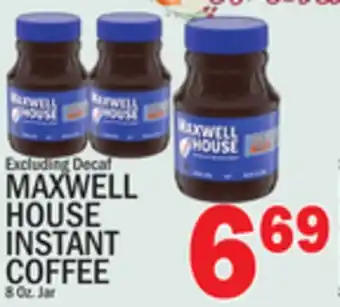 C Town Maxwell house instant coffee offer