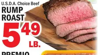 C Town Rump roast offer