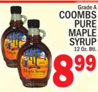 C Town Coombs pure maple syrup offer