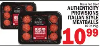 C Town Authenticity provisions italian style meatballs offer