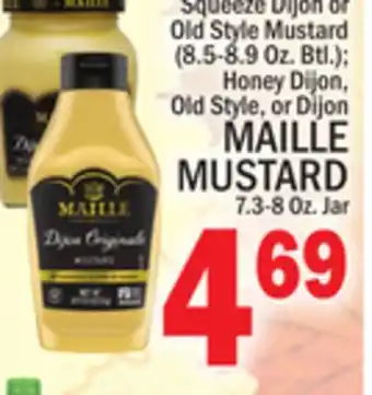 C Town Maille mustard 7.3-8 oz. jar offer