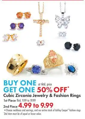 Boscov's Cubic zirconia jewelry & fashion rings offer