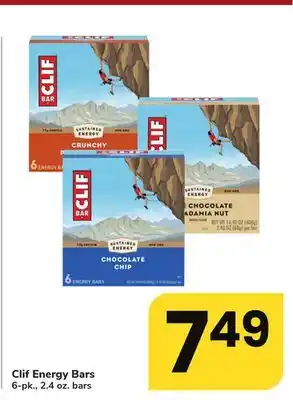 ACME Clif energy bars offer