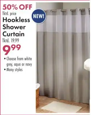 Boscov's Hookless shower curtain offer