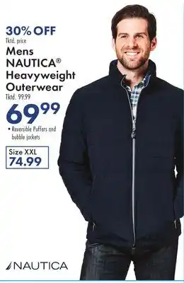 Boscov's Mens nautica heavyweight outerwear offer