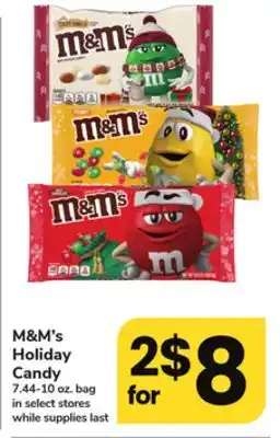 ACME M & m' s holiday candy offer