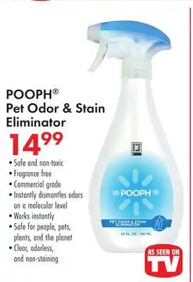 Boscov's Pooph pet odor & stain eliminator offer