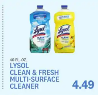 Kings Food Markets Lysol clean & fresh multi-surface cleaner offer