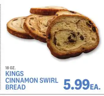 Kings Food Markets Kings cinnamon swirl bread offer