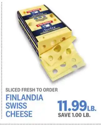 Kings Food Markets Finlandia swiss cheese offer