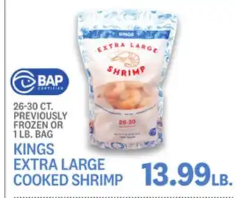 Kings Food Markets Kings extra large cooked shrimp offer