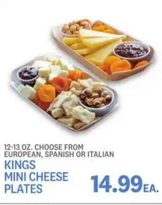 Kings Food Markets Kings mini cheese plates offer