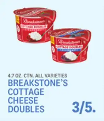Kings Food Markets Breakstone's cottage cheese doubles offer
