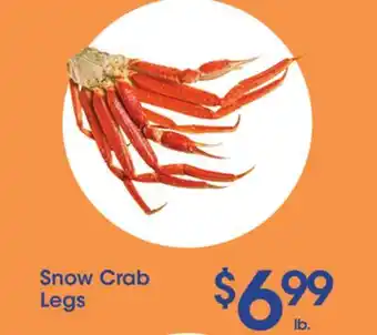 Price Rite Snow crab legs offer