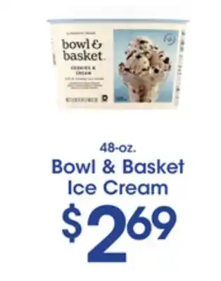 Price Rite Bowl & basket ice cream offer