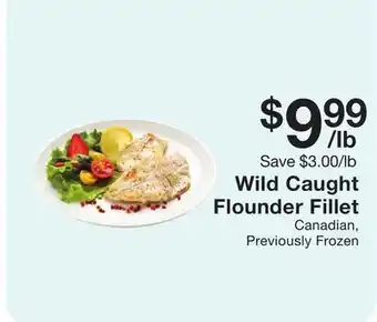 Fairway Store Market Wild caught flounder fillet offer