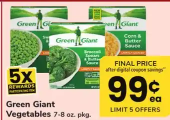 ACME Green giant vegetables offer