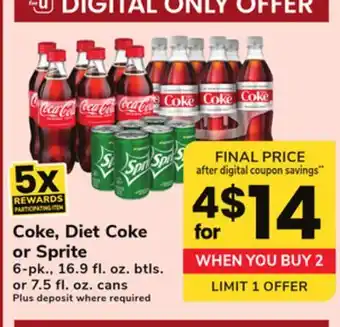 ACME Coke, diet coke or sprite offer