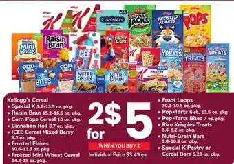 ACME Kellogg's cereal offer
