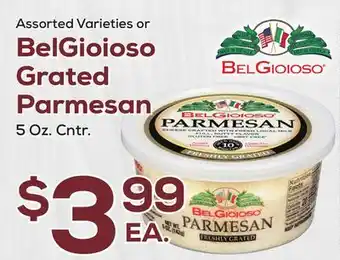 DeCicco & Sons Belgioioso grated parmesan offer