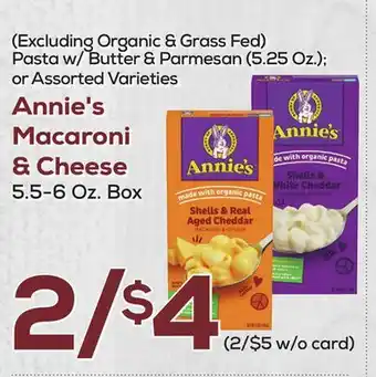 DeCicco & Sons Annie's macaroni & cheese offer
