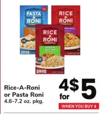 ACME Rice-a-roni or pasta roni offer
