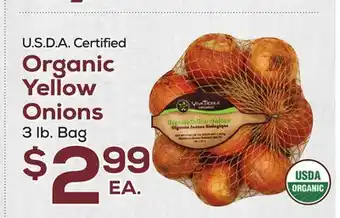 DeCicco & Sons Organic yellow onions offer