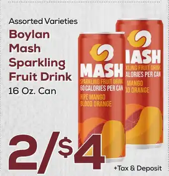 DeCicco & Sons Boylan mash sparkling fruit drink offer