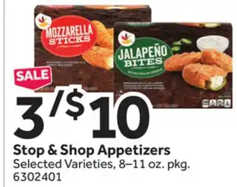 Stop&Shop Stop & shop appetizers offer
