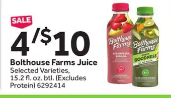 Stop&Shop Bolthouse farms juice offer