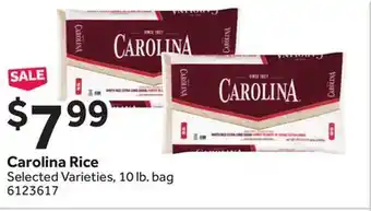 Stop&Shop Carolina rice offer