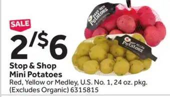Stop&Shop Stop & shop mini potatoes offer