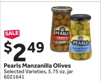 Stop&Shop Pearls manzanilla olives offer