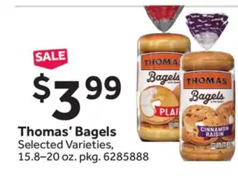 Stop&Shop Thomas' bagels offer