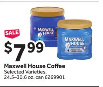 Stop&Shop Maxwell house coffee offer